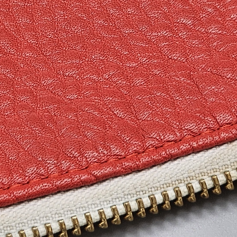Rebecca Minkoff Monogram "D" Jody Pouch Red Leather Size Medium - Picture 6 of 11